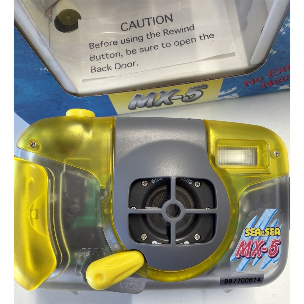 Sea & Sea MX-5 Underwater 35mm Point & Shoot Waterproof 120 Feet Camera Japan